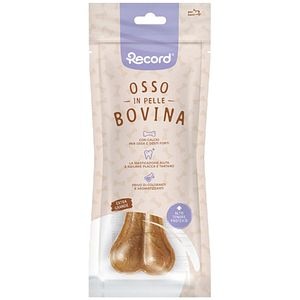 Recompensa pentru caini RECORD Os piele, Vita, 100 g