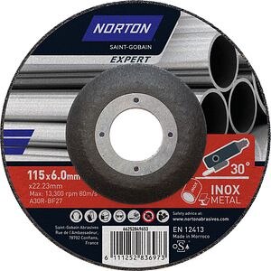 Disc polizare Norton, 115x6x22 mm