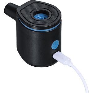 Pompa de aer electrica BESTWAT PowerTouch Pocket, incarcare USB, 90 l/min, 3 adaptor valva, plastic, negru