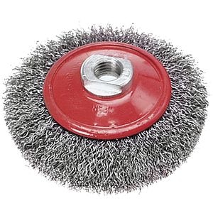 Perie sarma VERTO, 100mm, M14, inox