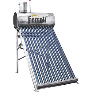 Panou solar nepresurizat, volum rezervor 120L, 12 tuburi  Ferroli Ecosole