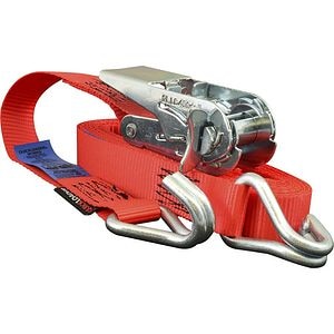 Chinga cu clema QUICKLOADER QL82439, 25mm x 5m, 900Kg, rosu