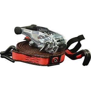 Chinga cu clema QUICKLOADER QPL900LD, 25mm x 5.5m, 1200kg, rosu