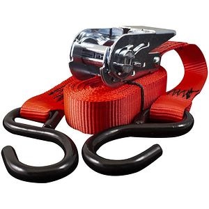 Chinga cu clichet QUICKLOADER QL83283, 25mm x 5m, 800Kg, rosu