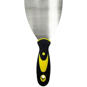 Spaclu 100 mm, otel, negru-galben