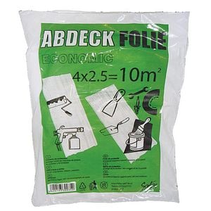 Folie protectie zugravit, standard, 2.5 x 4 m, 10 mp  Abdeck