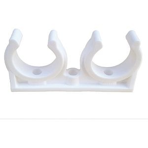 Clema dubla PP, 15 mm, 5 bucati