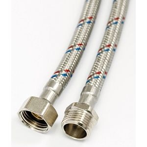 Racord flexibil apa, 100 cm, 1/2, filet exterior  Heko