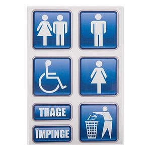 Set Indicatoare Comerciale, 7 pictograme  Creative Sign