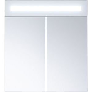 Oglinda baie cu dulap WOODART Swing, 70 x 18 x 70cm, bordo