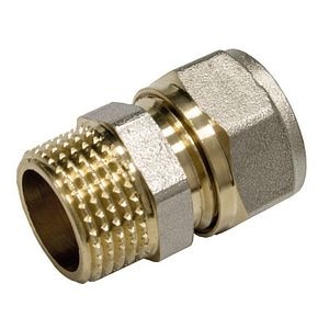 Conector pexal, racord 1/2 x 16 mm, filet exterior