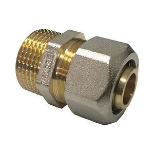 Conector pexal, racord 3/4 x 20 mm, filet exterior