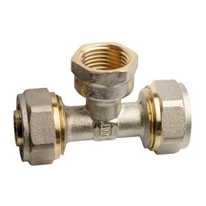 Teu pexal, 20 mm, racord 1/2, filet interior