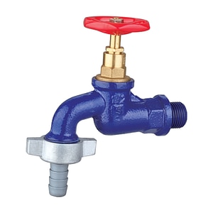Robinet dublu serviciu fonta, racord 1/2 - 3/4