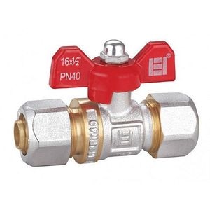 Robinet pentru pexal, 16 mm, diametru filet 1/2 • Everline