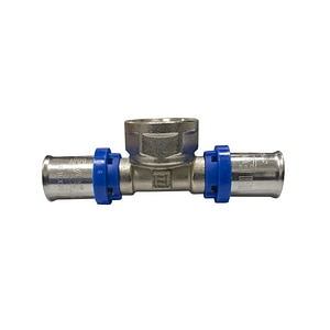 Teu sertizare, 16 mm, cu filet exterior 1/2