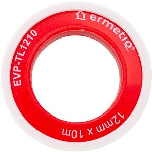 Banda teflon Everpro, 12 mm x 10 m, alb