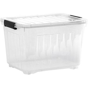Cutie depozitare STERK PLAST Tidy, 62 x 44.5 x 40 cm, transparent