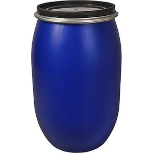 Bidon cu cerc, albastru, 120 l
