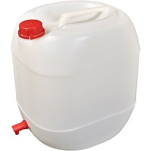Canistra cu robinet, alb, 30 l