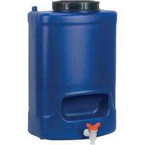 Bazin de perete cu robinet, albastru, 20 l