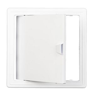 Usa de vizitare, alb, plastic, 200 x 200 mm  Te-Ma