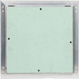 Usa de vizitare rigipsabila, 300 x 300 mm, gips si carton, alb