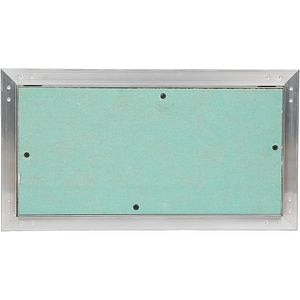 Usa de vizitare rigipsabila, 200 x 400 mm, gips si carton, alb