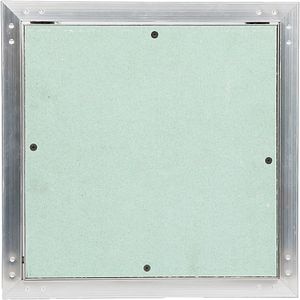 Usa de vizitare rigipsabila, 200 x 200 mm, gips si carton, alb