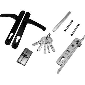 Set accesorii poarta pietonala, gri