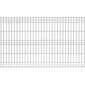 Panou gard bordurat zincat, 120 x 200 cm, 3.8 mm