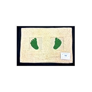 Covoras baie dreptunghiular, natur, 40 x 60 cm