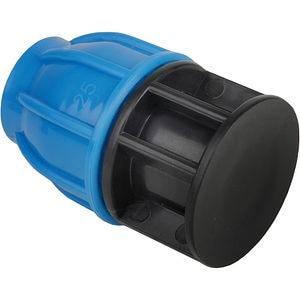Dop compresiune, D 63 mm, negru-albastru