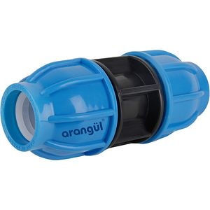 Mufa egal compresiune, D 63 mm, negru-albastru