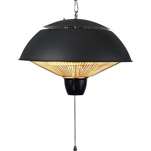 Incalzitor terasa suspendat PREMIER, 2000W, negru