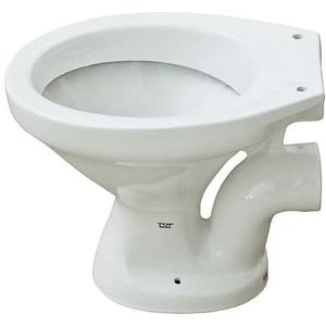 Vas WC, ceramic, montaj pe pardoseala, evacuare orizontala, 39 cm, alb