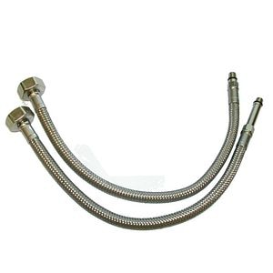 Racord flexibil baterii din inox gofrat, 60 cm