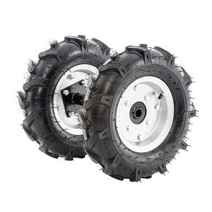 Set roti cauciuc pentru motosapa, diametru 400 x 8 mm • Ruris TS 103