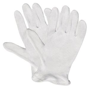 Manusa de protectie din bumbac, alba, marimea 9 