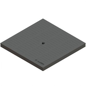Capac PP Negru camin patrat A15 300x300 • Vodaland