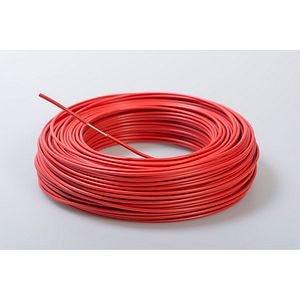 Cablu electric FY, 1 x 1,5  mmp, cupru rigid, rosu, rola 100 m
