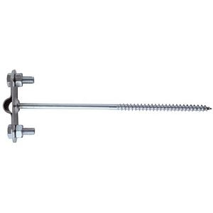 Suport fixare fir otel zincat 18 cm