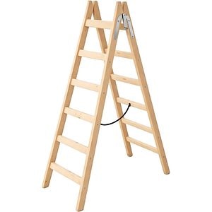 Scara pliabila PROFIL, 6 trepte, 2.19m, lemn