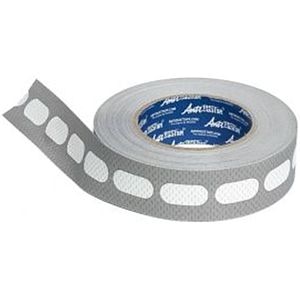 Banda aerisire policarbonat, 38 x 1 mm, 33 m, argintiu