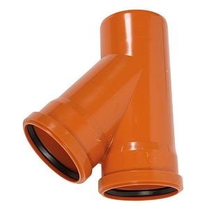 Ramificatie canalizare PVC, 45 g, 110 x  110 mm  Valplast