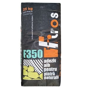 Adeziv alb marmura si piatra naturala, 25 kg  • Firos F350