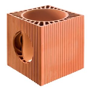 Caramida cos fum, cu gaura laterala, diametru 25 cm