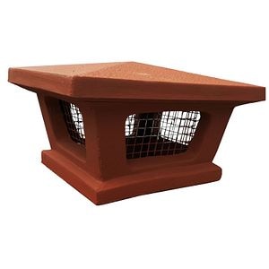 Palarie cos fum, diametru 18 CM, 28 CM baza, 38.5 cm capac • Firos