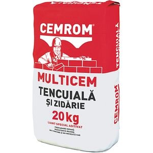 Muticem tencuiala si zidarie CEMROM, 20Kg
