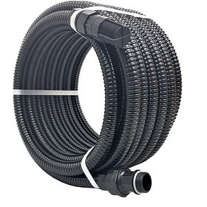 Kit aspiratie hidrofor, 10m, PVC, negru